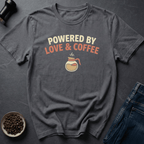 Coffee graphic Mom Coffee Love T-Shirt in Black / S by Caffeine Dept