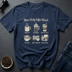 Coffee graphic Mom Coffee Rituals T-Shirt in Dark Chocolate / S by Caffeine Dept