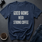 Coffee graphic Mom Fuel T-Shirt in Navy / S by Caffeine Dept