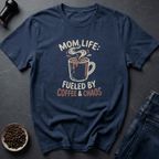 Coffee graphic Mom Life T-Shirt in Dark Chocolate / S by Caffeine Dept