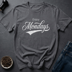 Coffee graphic Monday Survivor T-Shirt in Charcoal / S by Caffeine Dept