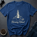 Coffee graphic Morning Ritual T-Shirt in Dark Chocolate / S by Caffeine Dept
