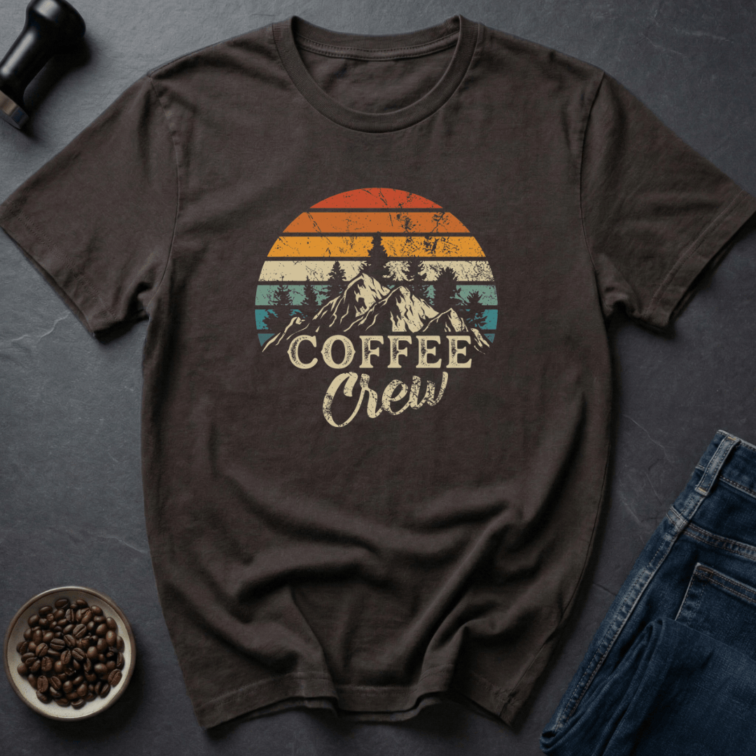 Coffee graphic Mountain Roast T-Shirt in Dark Chocolate / S by Caffeine Dept