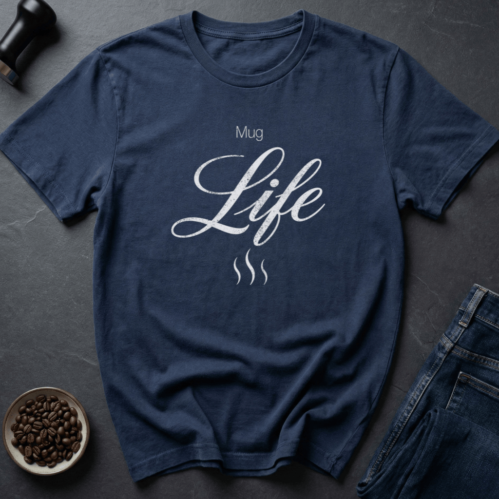 Coffee graphic Mug Gang T-Shirt in Navy / S by Caffeine Dept