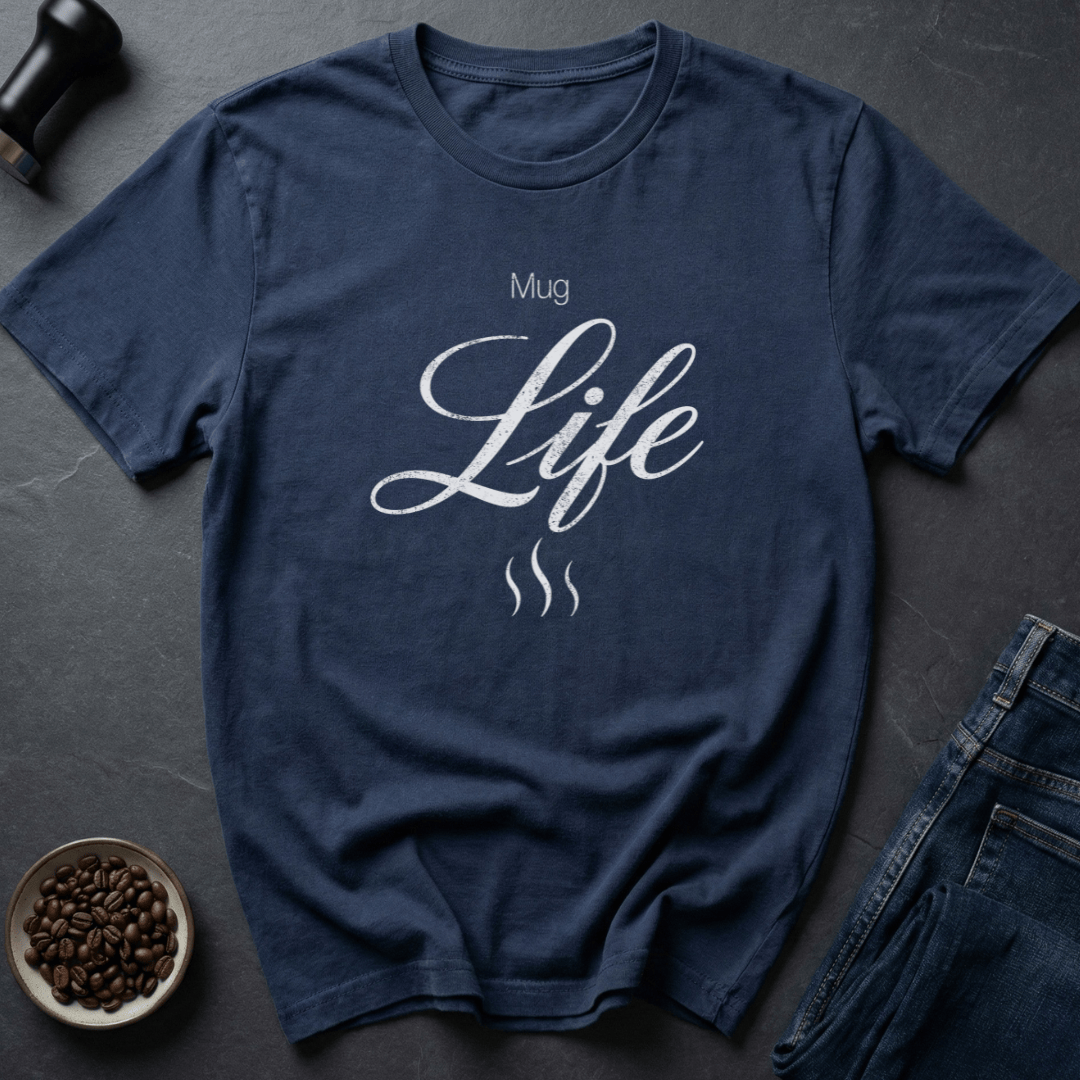 Coffee graphic Mug Gang T-Shirt in Navy / S by Caffeine Dept