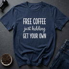 Coffee graphic Mug Hustler T-Shirt in Navy / S by Caffeine Dept