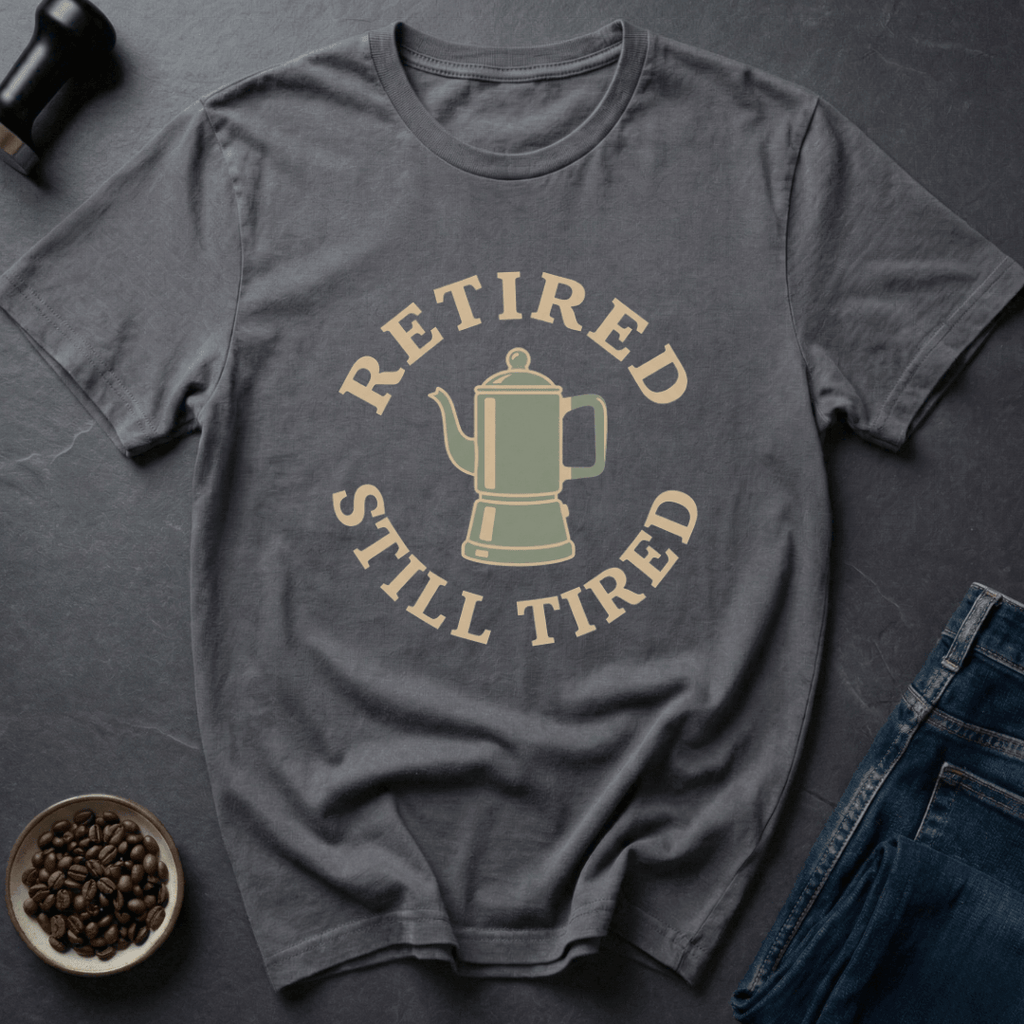 Coffee graphic Nap Time T-Shirt in Royal / S by Caffeine Dept