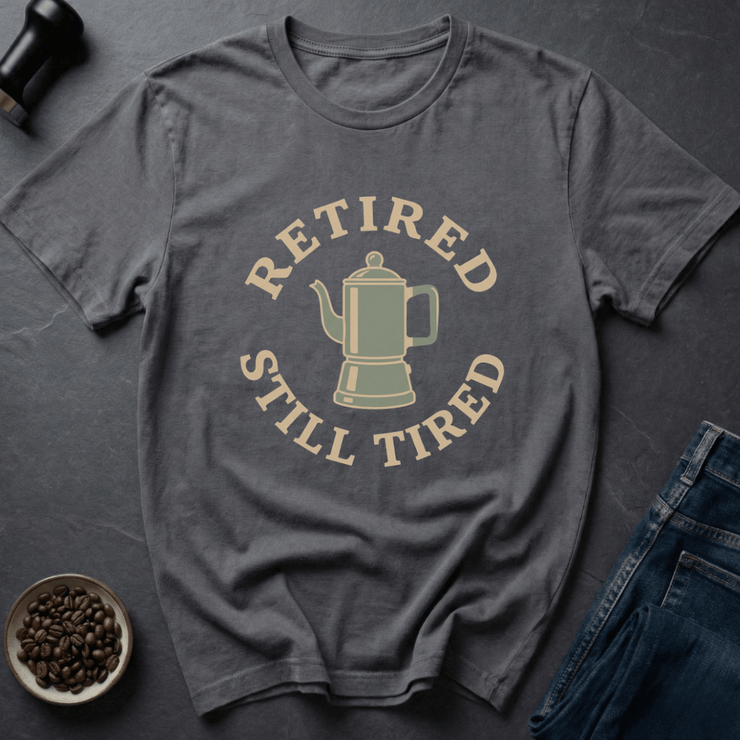 Coffee graphic Nap Time T-Shirt in Royal / S by Caffeine Dept