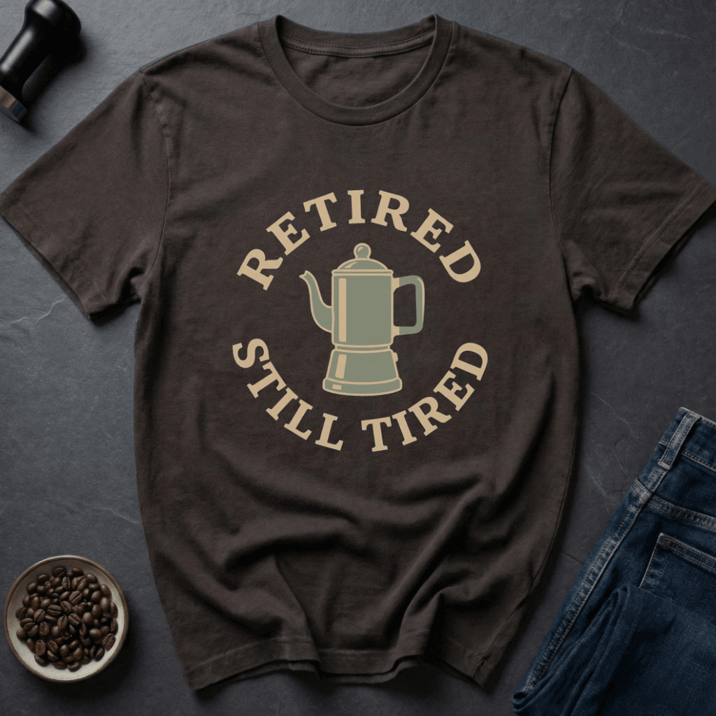 Coffee graphic Nap Time T-Shirt in Royal / S by Caffeine Dept