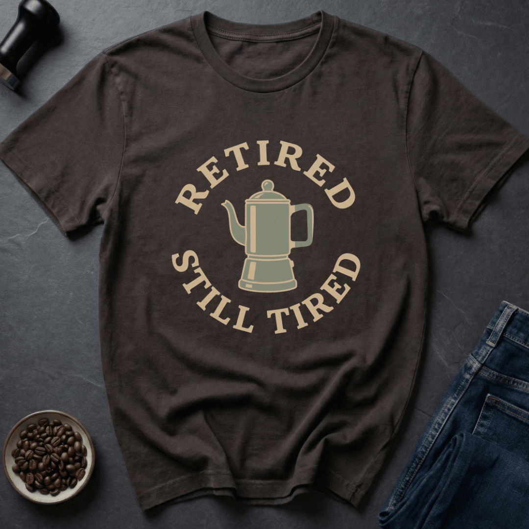 Coffee graphic Nap Time T-Shirt in Royal / S by Caffeine Dept