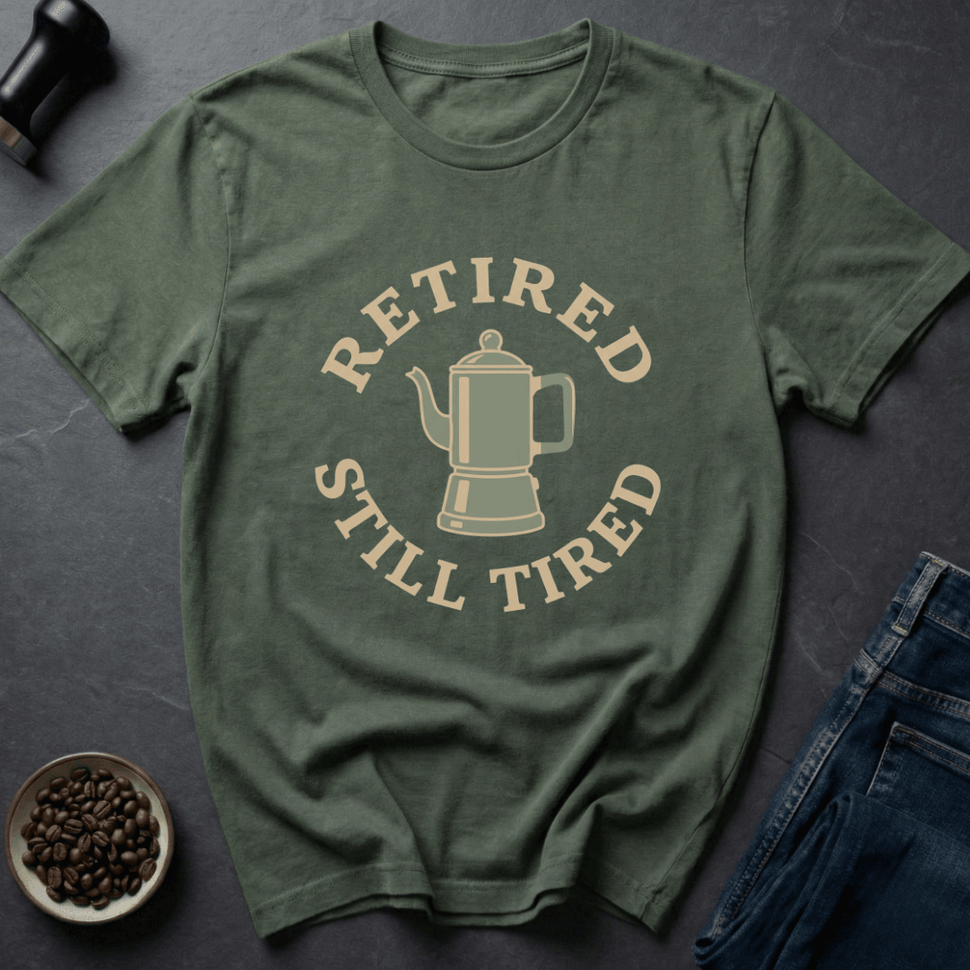 Coffee graphic Nap Time T-Shirt in Royal / S by Caffeine Dept