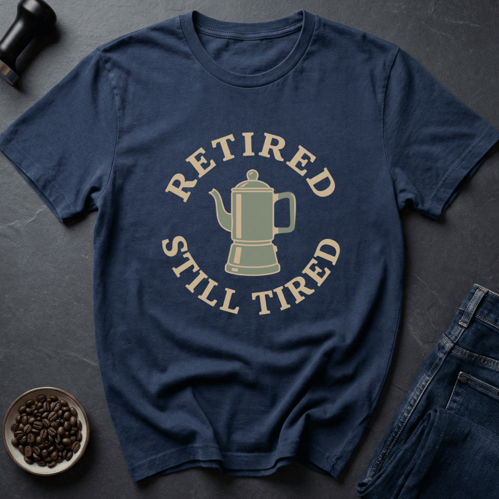 Coffee graphic Nap Time T-Shirt in Royal / S by Caffeine Dept
