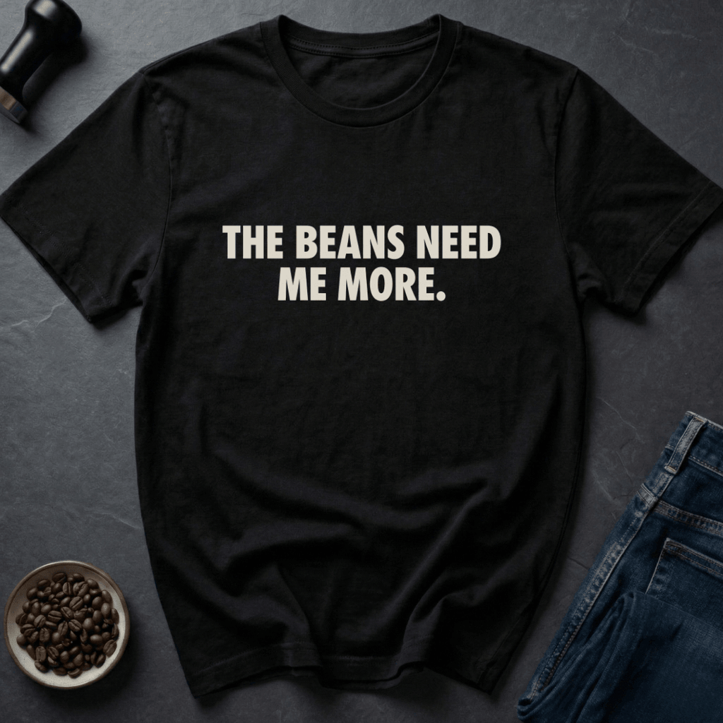 Coffee graphic Need Beans T-Shirt in Navy / S by Caffeine Dept
