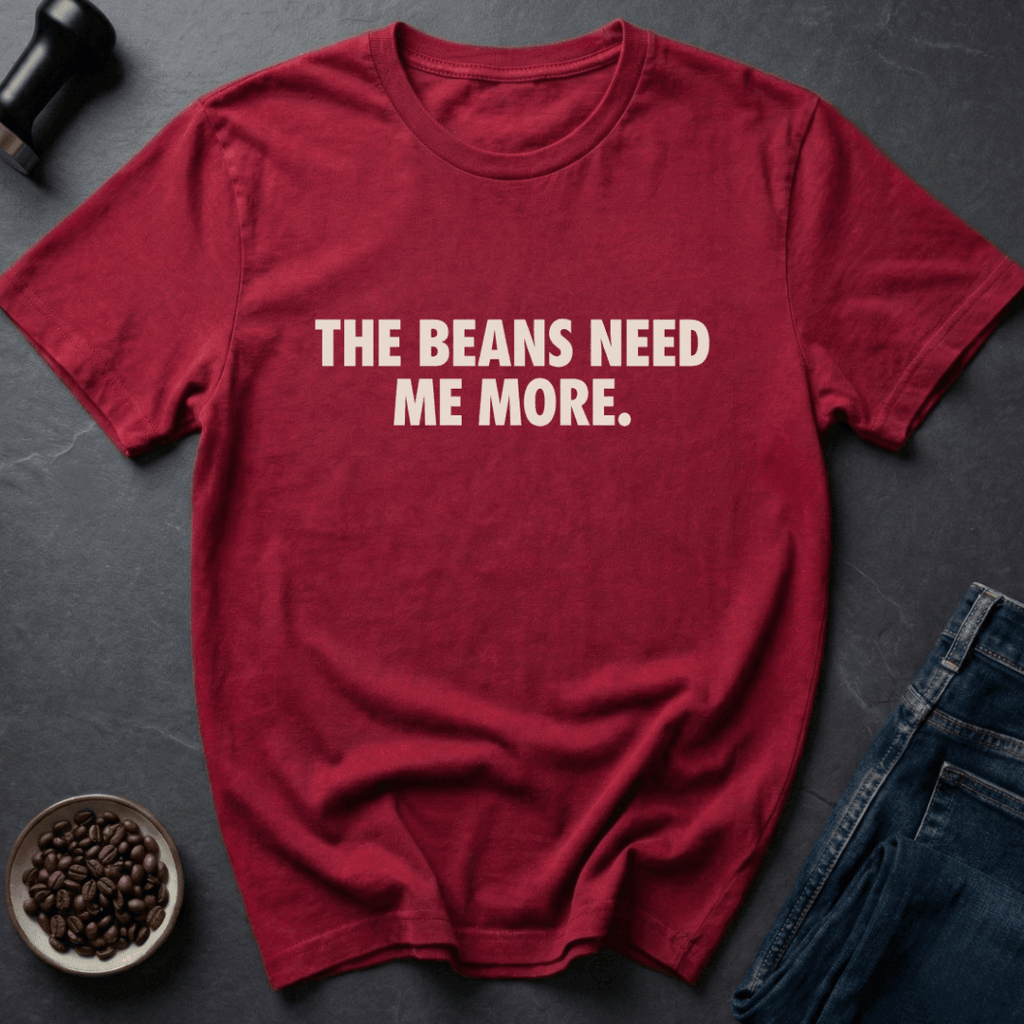 Coffee graphic Need Beans T-Shirt in Navy / S by Caffeine Dept