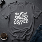 Coffee graphic Need Coffee T-Shirt in Charcoal / S by Caffeine Dept
