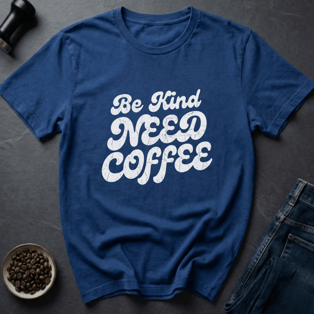 Coffee graphic Need Coffee T-Shirt in Charcoal / S by Caffeine Dept