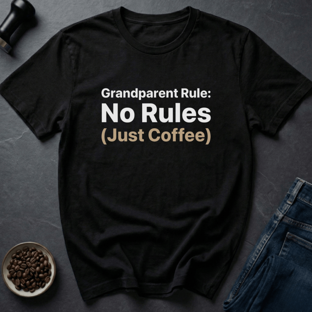 Coffee graphic No Rules T-Shirt in Black / S by Caffeine Dept