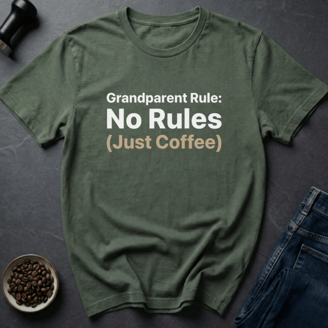 Coffee graphic No Rules T-Shirt in Black / S by Caffeine Dept
