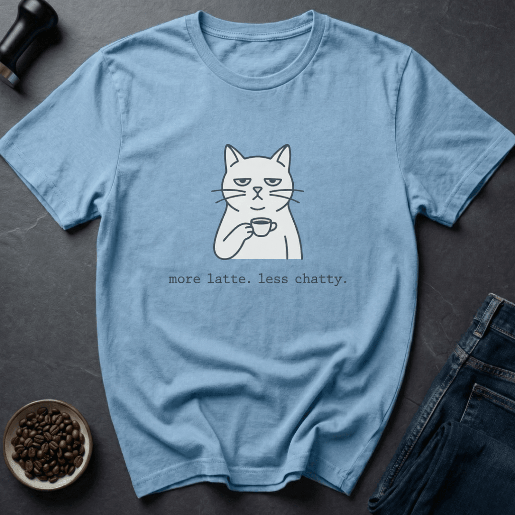 Coffee graphic Not Talking T-Shirt in Sand / S by Caffeine Dept
