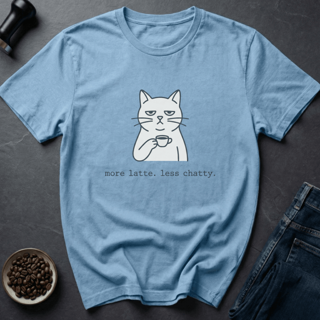 Coffee graphic Not Talking T-Shirt in Sand / S by Caffeine Dept