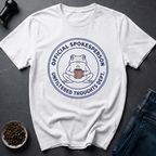 Coffee graphic Official Spokesperson T-Shirt in Ice Grey / S by Caffeine Dept