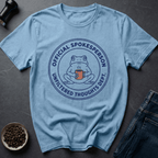 Coffee graphic Official Spokesperson T-Shirt in Ice Grey / S by Caffeine Dept