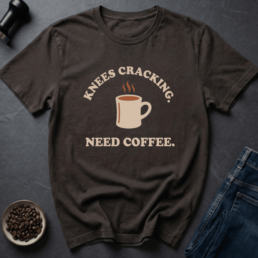 Coffee graphic Old Bones T-Shirt in Charcoal / S by Caffeine Dept