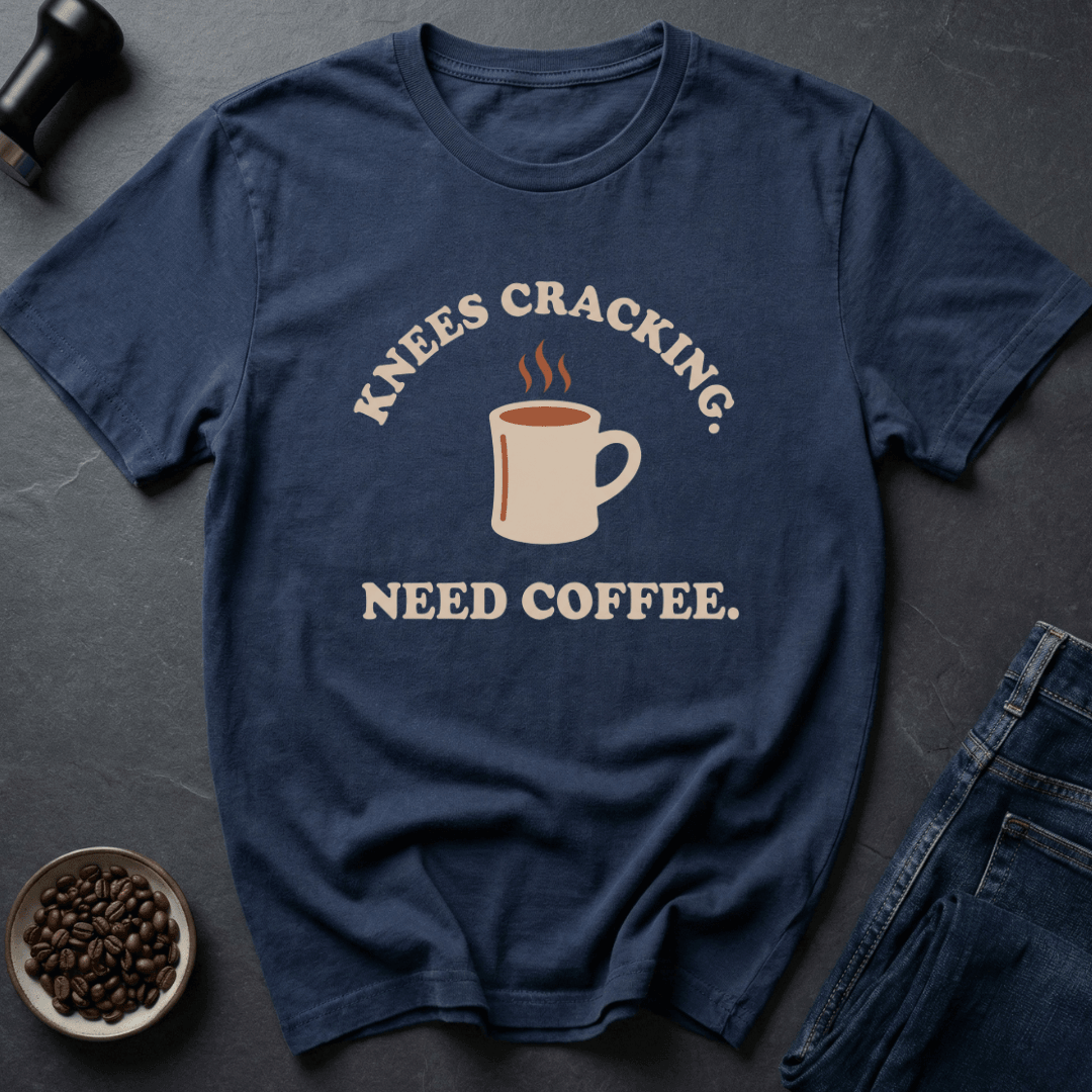 Coffee graphic Old Bones T-Shirt in Charcoal / S by Caffeine Dept