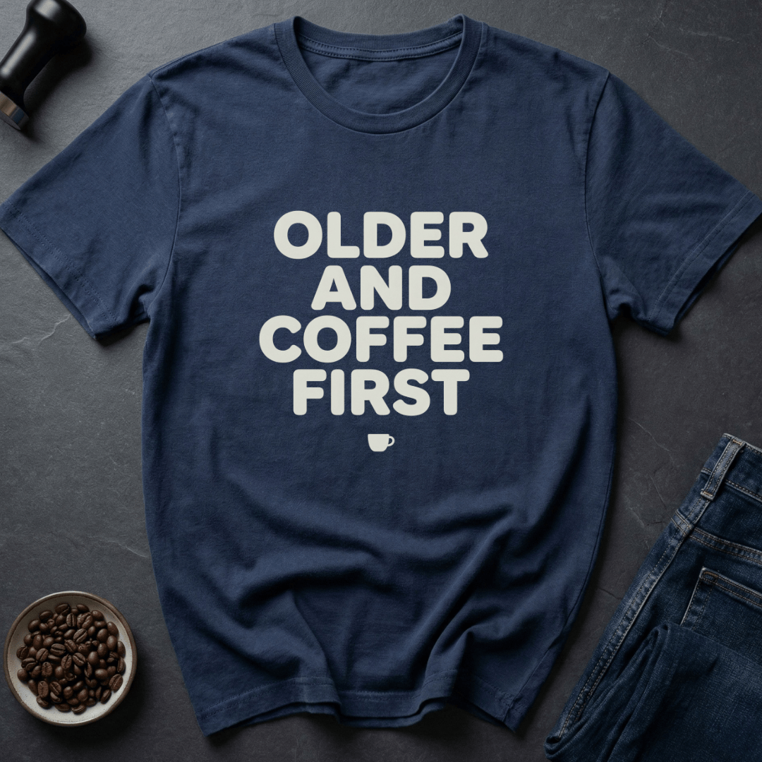 Coffee graphic Older Fuel T-Shirt in Dark Chocolate / S by Caffeine Dept