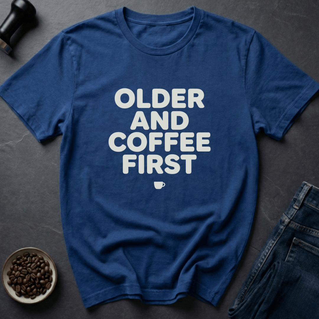 Coffee graphic Older Fuel T-Shirt in Dark Chocolate / S by Caffeine Dept