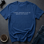 Coffee graphic One Cup T-Shirt in Royal / S by Caffeine Dept