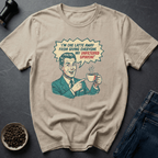 Coffee graphic One Latte Away T-Shirt in Military Green / S by Caffeine Dept