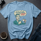 Coffee graphic One Latte Away T-Shirt in Military Green / S by Caffeine Dept