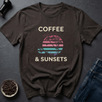 Coffee graphic Palm Roast T-Shirt in Dark Chocolate / S by Caffeine Dept