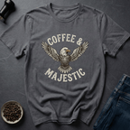 Coffee graphic Patriot Coffee T-Shirt in Charcoal / S by Caffeine Dept