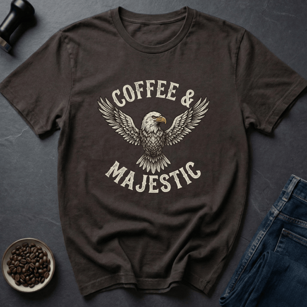 Coffee graphic Patriot Coffee T-Shirt in Dark Chocolate / S by Caffeine Dept
