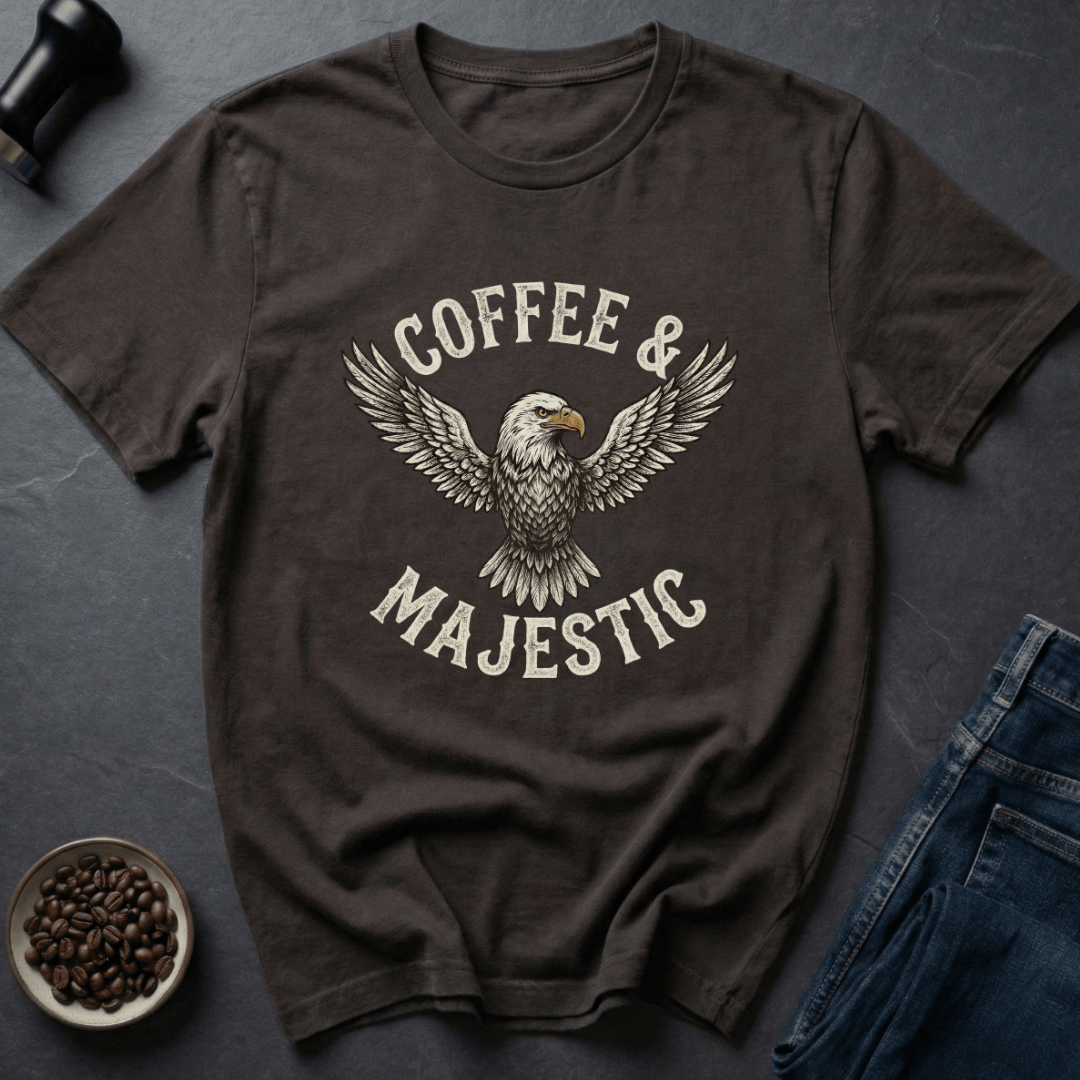 Coffee graphic Patriot Coffee T-Shirt in Dark Chocolate / S by Caffeine Dept