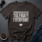 Coffee graphic People Buffer T-Shirt in Dark Chocolate / S by Caffeine Dept