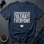 Coffee graphic People Buffer T-Shirt in Dark Chocolate / S by Caffeine Dept
