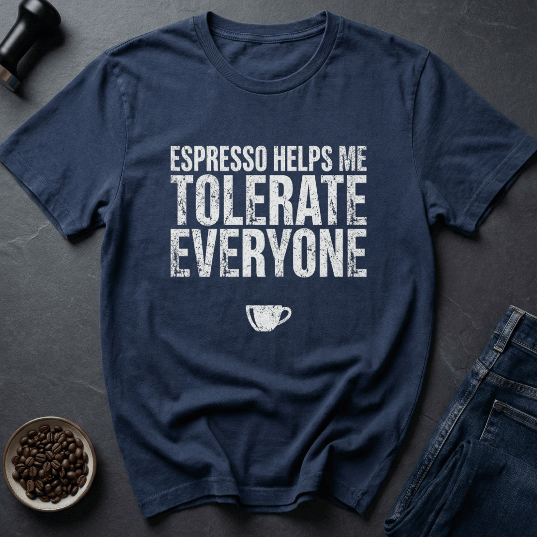 Coffee graphic People Buffer T-Shirt in Dark Chocolate / S by Caffeine Dept
