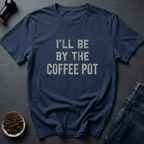 Coffee graphic Pot Camper T-Shirt in Navy / S by Caffeine Dept
