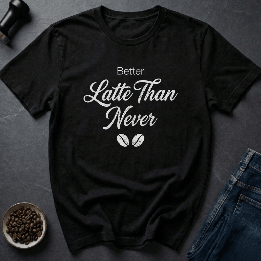 Coffee graphic Pun Intended T-Shirt in Black / S by Caffeine Dept