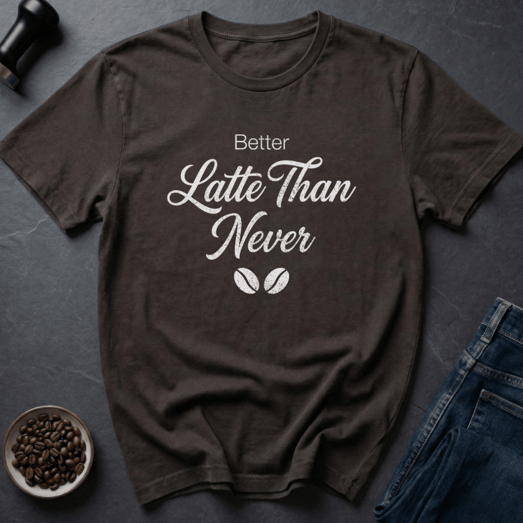 Coffee graphic Pun Intended T-Shirt in Dark Chocolate / S by Caffeine Dept