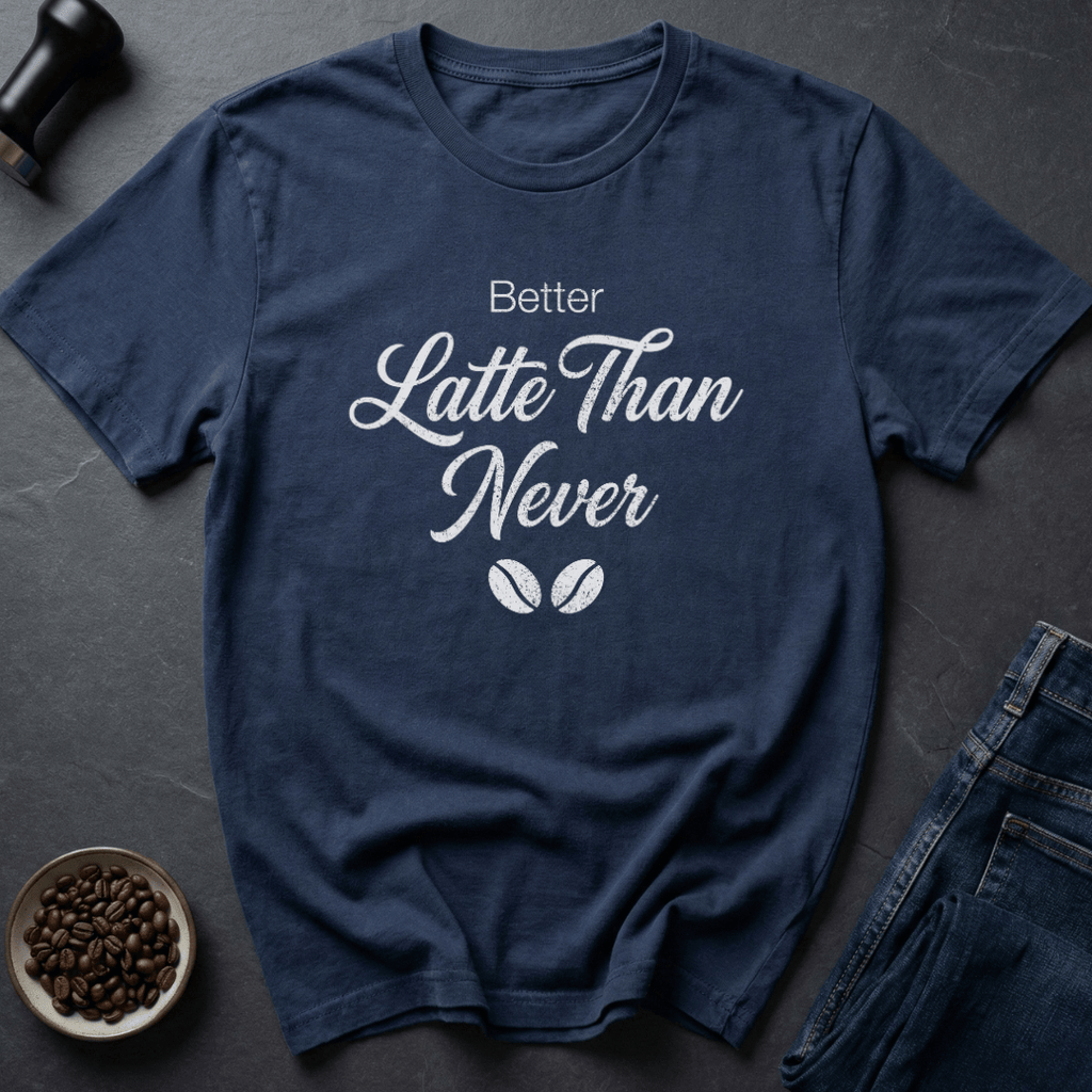 Coffee graphic Pun Intended T-Shirt in Navy / S by Caffeine Dept