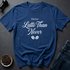 Coffee graphic Pun Intended T-Shirt in Royal / S by Caffeine Dept