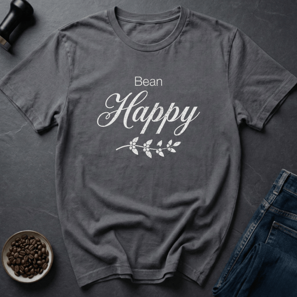 Coffee graphic Pun Life T-Shirt in Charcoal / S by Caffeine Dept