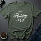 Coffee graphic Pun Life T-Shirt in Military Green / S by Caffeine Dept