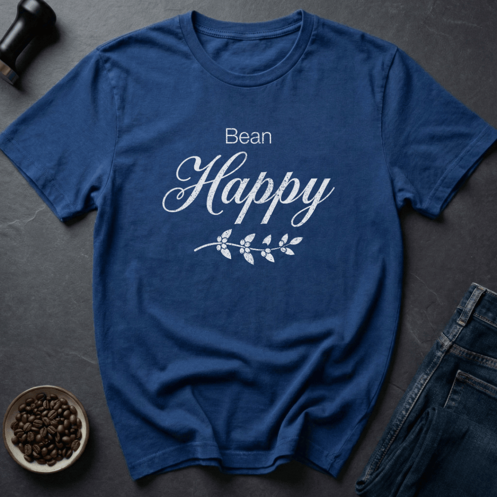 Coffee graphic Pun Life T-Shirt in Royal / S by Caffeine Dept