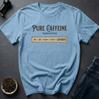 Coffee graphic Pure Caffeine T-Shirt in Light Blue / S by Caffeine Dept