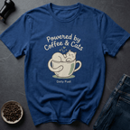 Coffee graphic Purr Fuel T-Shirt in Charcoal / S by Caffeine Dept